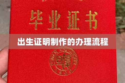 双峰出生证明制作的办理流程