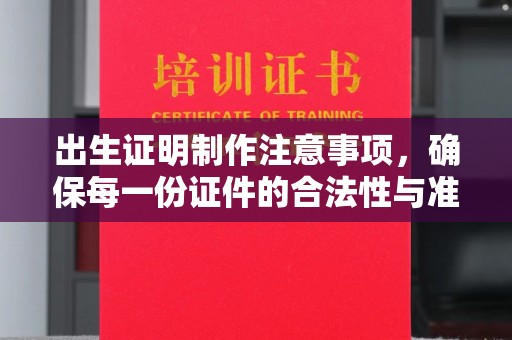 双峰出生证明制作注意事项，确保每一份证件的合法性与准确性