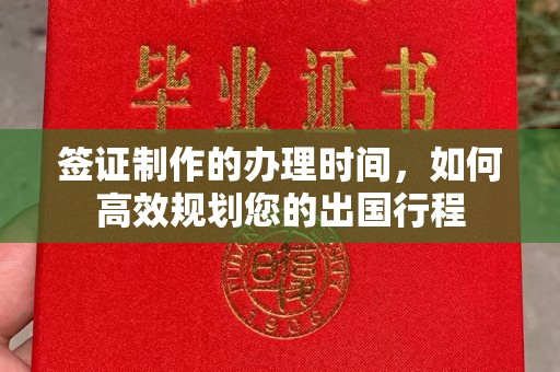 双峰签证制作的办理时间，如何高效规划您的出国行程