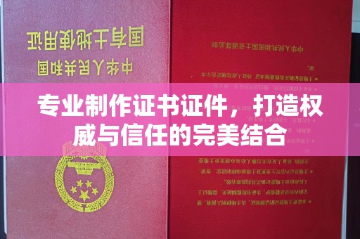 双峰专业制作证书证件，打造权威与信任的完美结合
